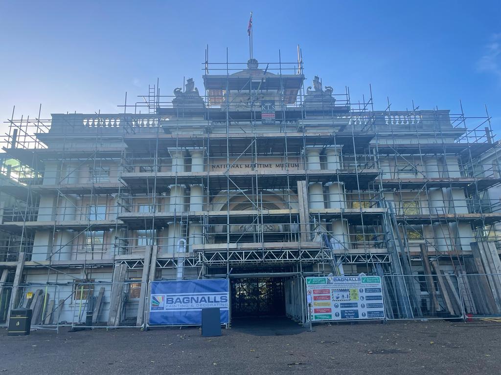 Greenwich Maritime scaffolding